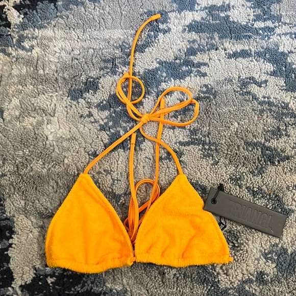 triangl swimwear Other - Light orange Terry cloth string  tops